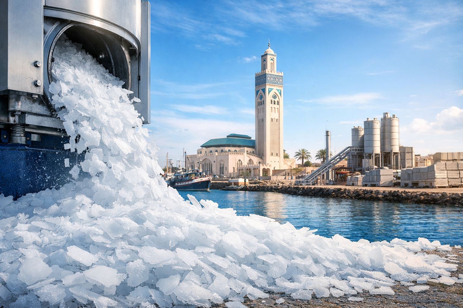 Avantages de l’Utilisation de la Glace en Paillettes au Maroc
