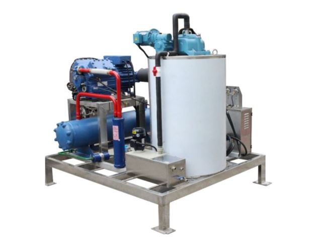 1000 KG/DAY SEA WATER FLAKE ICE MACHINE