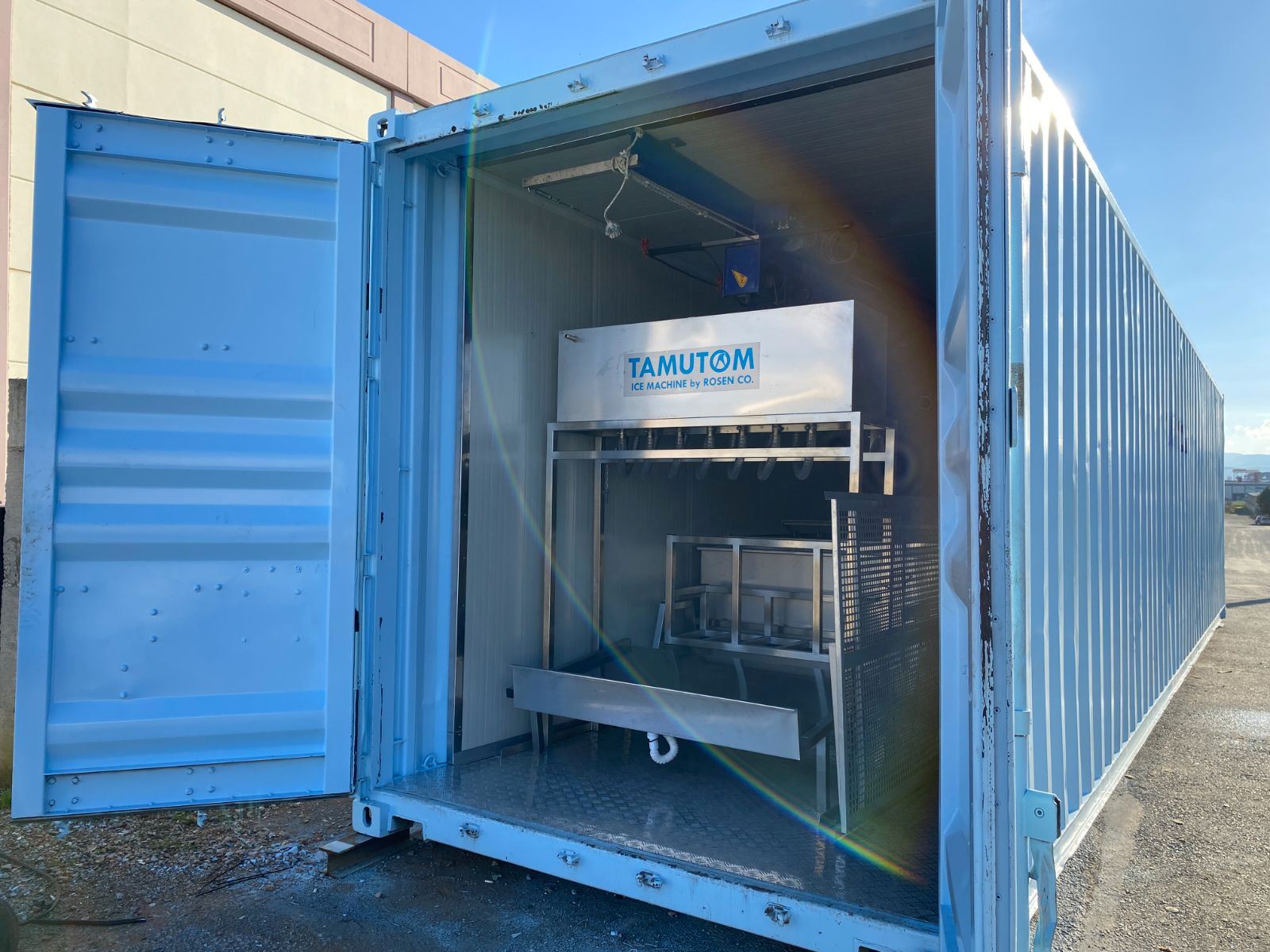 CONTAINERIZED TYPE 10000 KG/DAY BLOCK ICE MACHINE