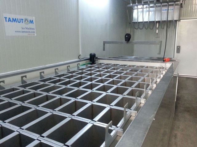 CONTAINERIZED COLD ROOM TYPE 4000 KG/DAY BLOCK ICE MACHINE