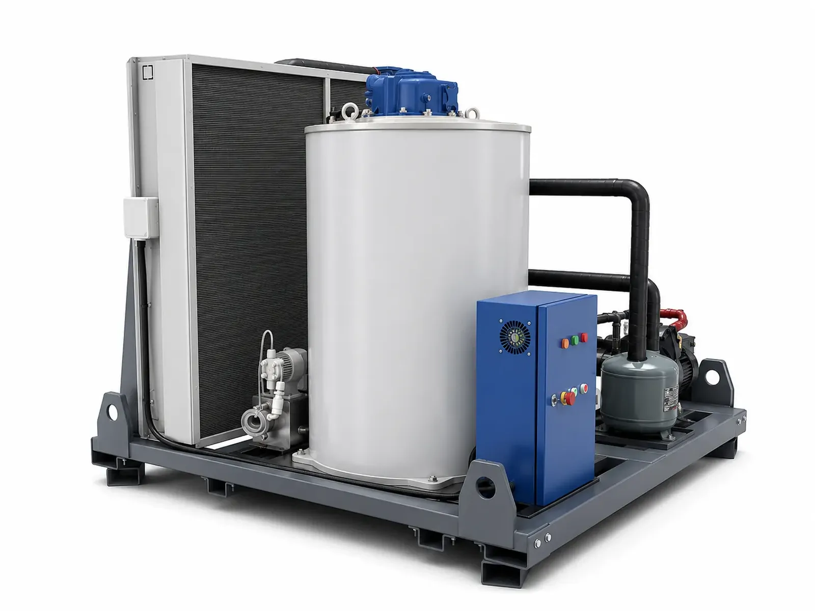 1.000 kg/day Flake Ice Machine - Tamutom FIM1T