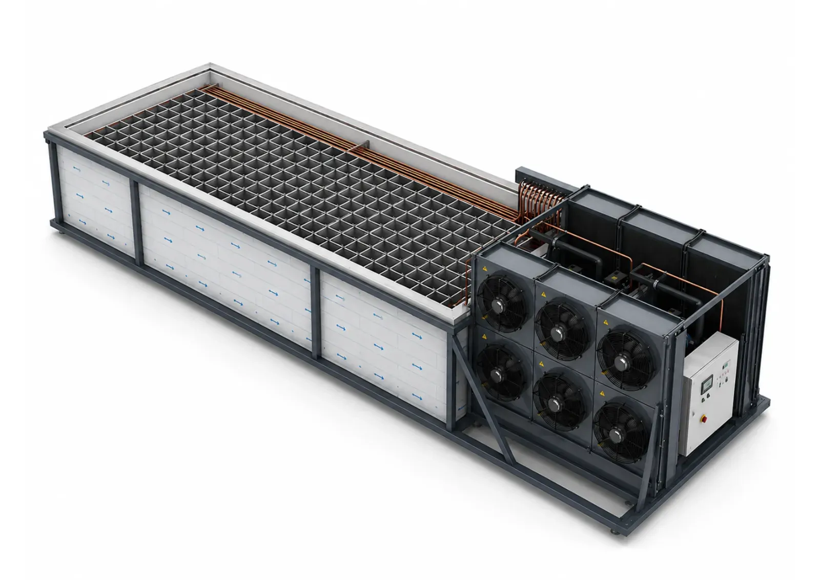 10.000 kg/day Block Ice Machine - Tamutom BIM10T