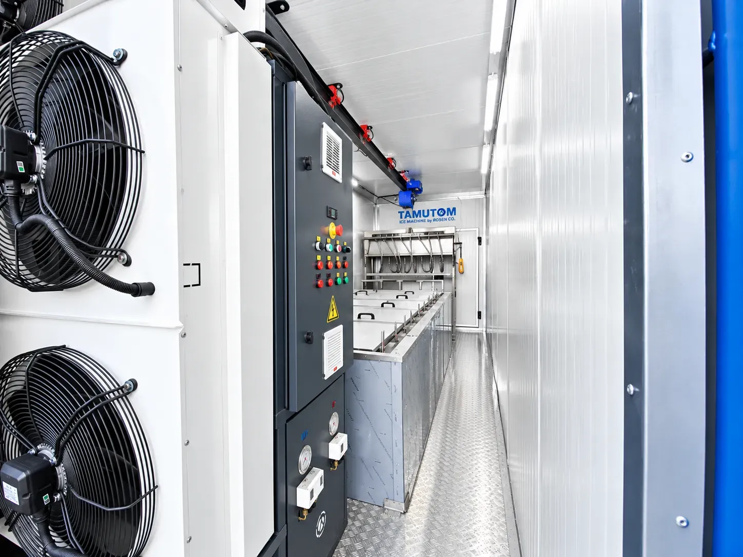 Containerized Cold Room type 3.000 Kg/Day Block Ice Machine - Tamutom BIM3TCOS